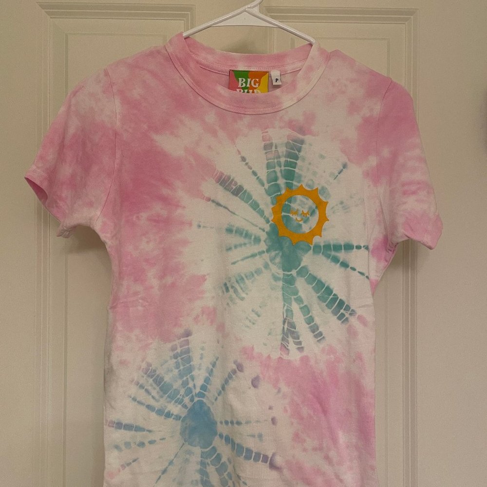 Big Bud Press Pink Tie Dye Tee Size P